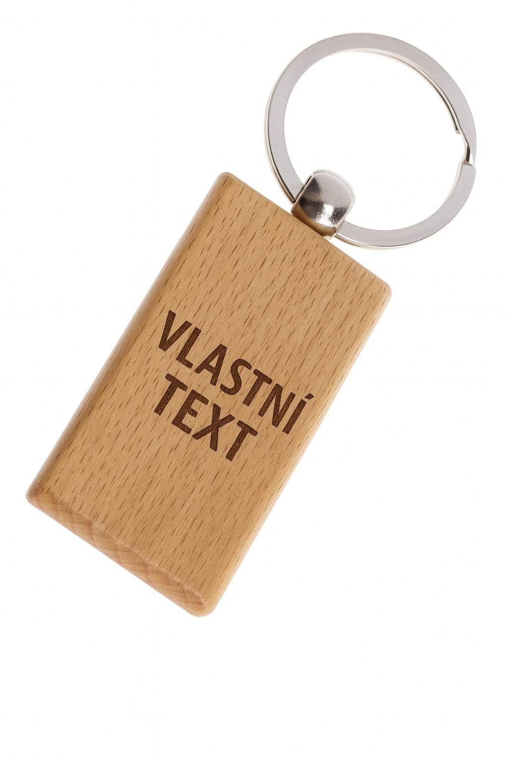 Dřevěná klíčenka