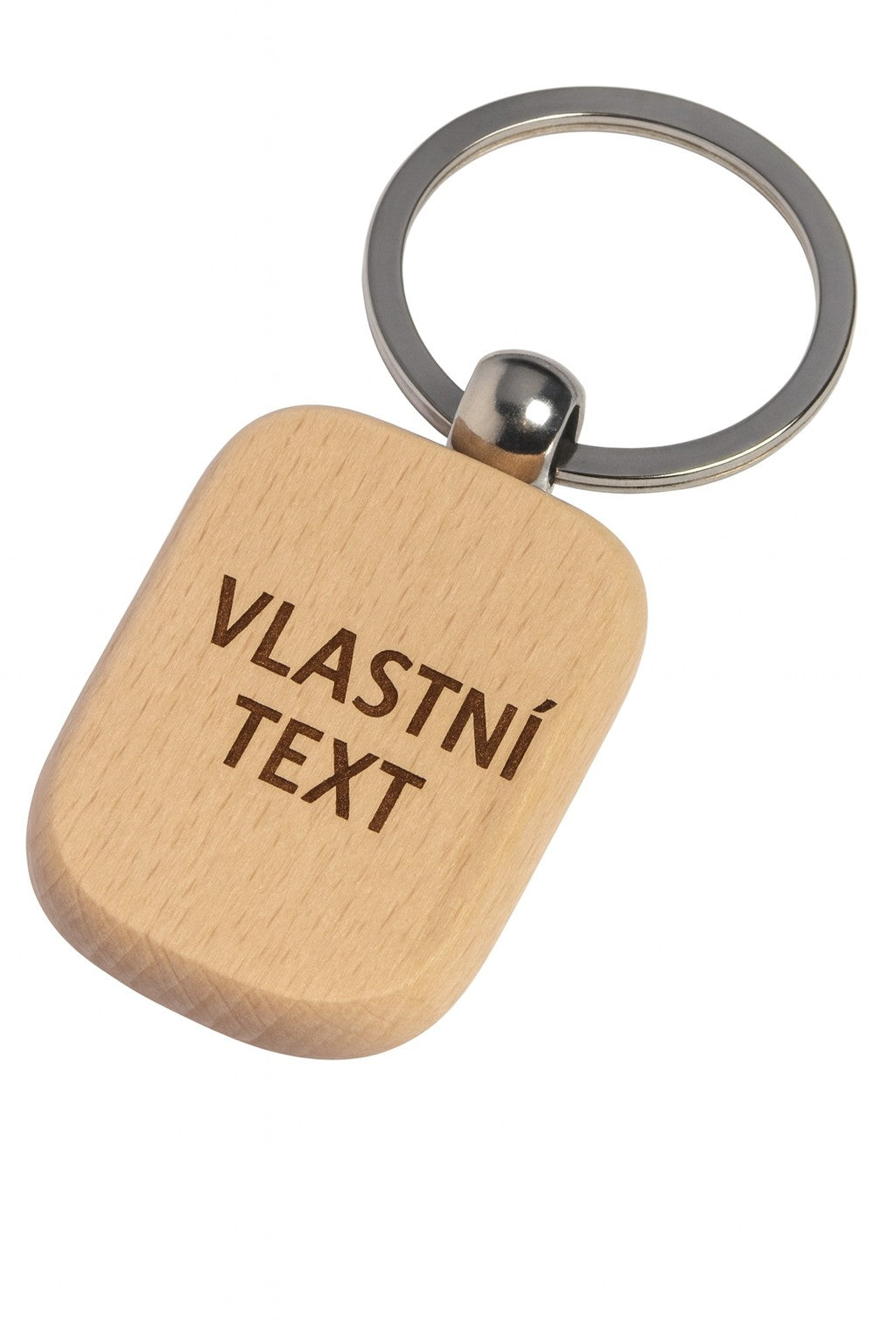 Dřevěná klíčenka