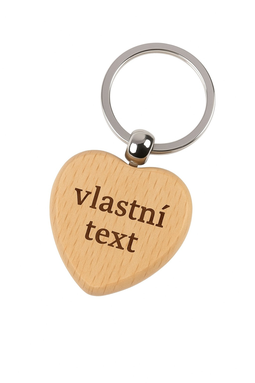 Dřevěná klíčenka